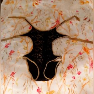 Small Cut-Out Black and Gold Snakeprint VENUS Swimsuit